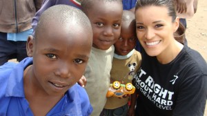 Miss Rebecca Bernier sent her southern love to the children in the slums of Chemrec. We love you, Becca!